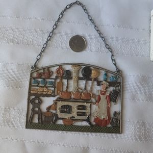 Kitchen Wall Decor - ?Cast Iron Stove Motif